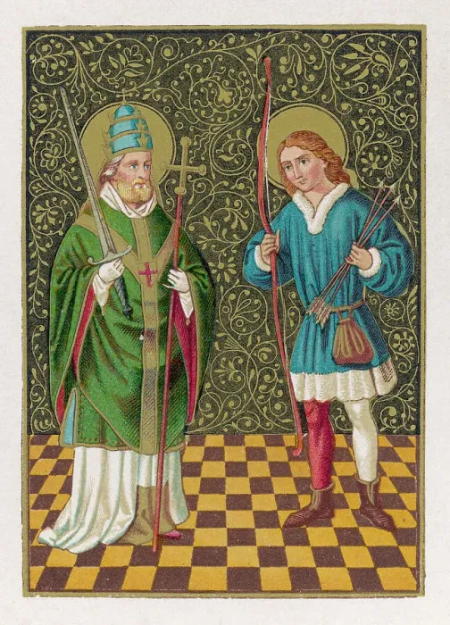 Framed Print : SAINT FABIANUS - POPE Framed Print : SAINT FABIANUS - POPE
