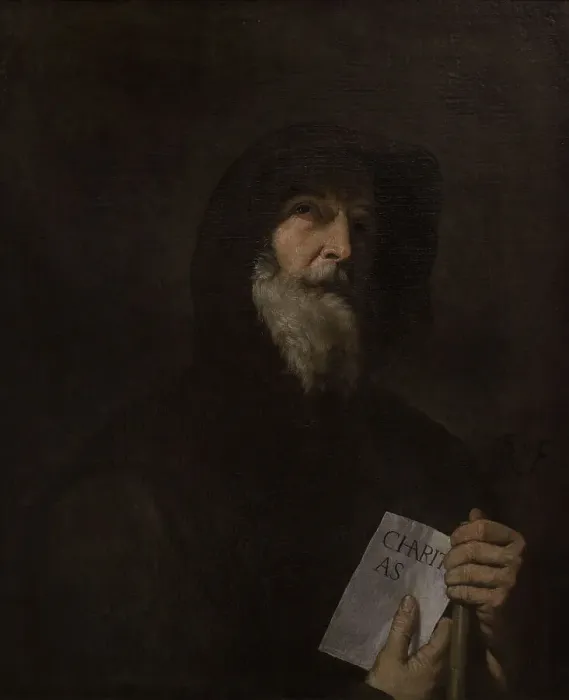 Framed Print : Saint Francis of Paola by Jusepe de Ribera Framed Print : Saint Francis of Paola by Jusepe de Ribera