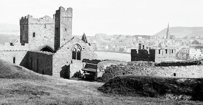 Framed Print : Saint German's Cathedral, Peel, Isle of Man Framed Print : Saint German's Cathedral, Peel, Isle of Man