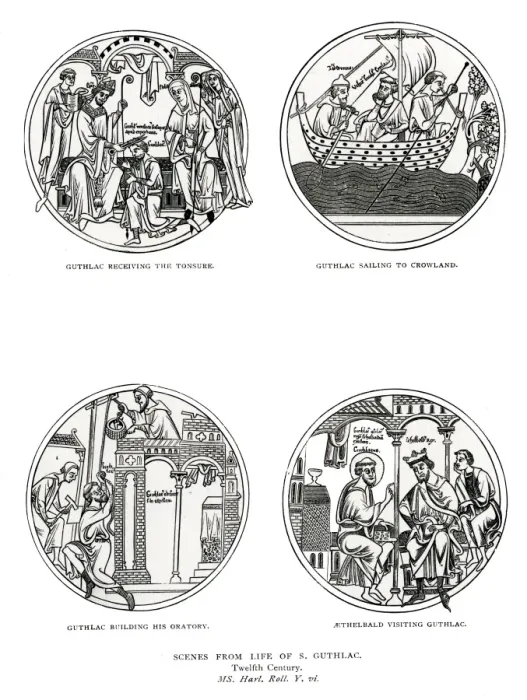 Framed Print : Saint Guthlac Framed Print : Saint Guthlac