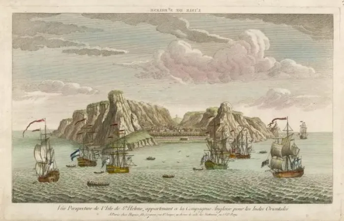 Framed Print : Saint Helena, C18 Framed Print : Saint Helena, C18