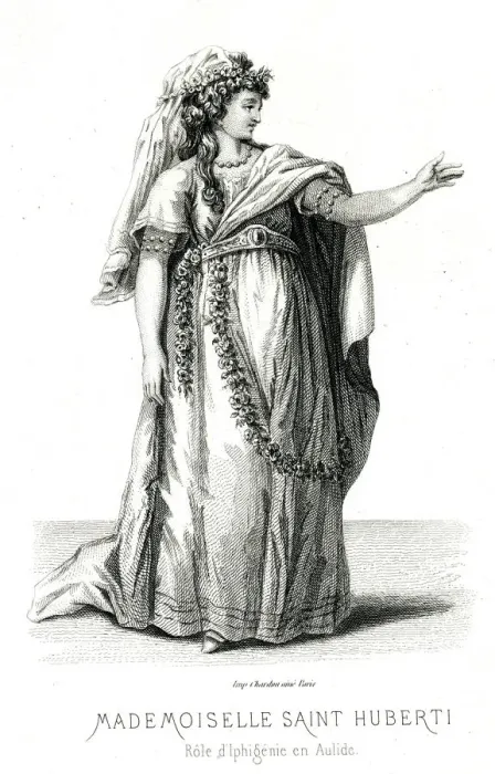 Framed Print : SAINT-HUBERTI, ACTRESS Framed Print : SAINT-HUBERTI, ACTRESS