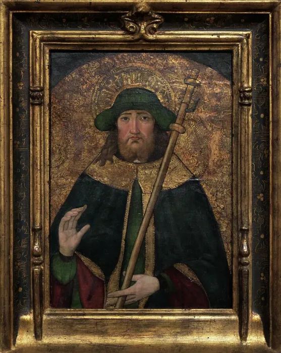 Framed Print : Saint James the Pilgrim. Circle of Pedro Berruguete Framed Print : Saint James the Pilgrim. Circle of Pedro Berruguete