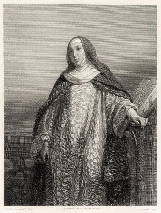 Framed Print : SAINT JEANNE-FRANCOISE DE CHANTAL (1572 - 1641), French divine Framed Print : SAINT JEANNE-FRANCOISE DE CHANTAL (1572 - 1641), French divine