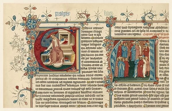 Saint Jerome in an Ms