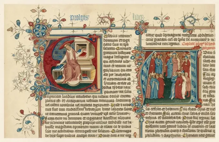 Framed Print : Saint Jerome in an Ms Framed Print : Saint Jerome in an Ms