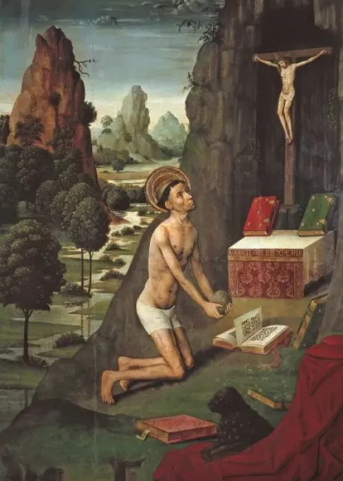 Framed Print : Saint Jerome Penitent