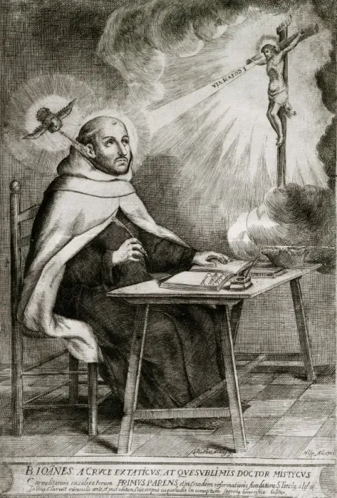 Framed Print : Saint John of the Cross (1542-1591). Engraving Framed Print : Saint John of the Cross (1542-1591). Engraving