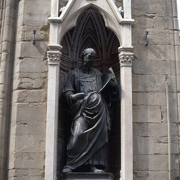 Saint John the Evangelist. Statue