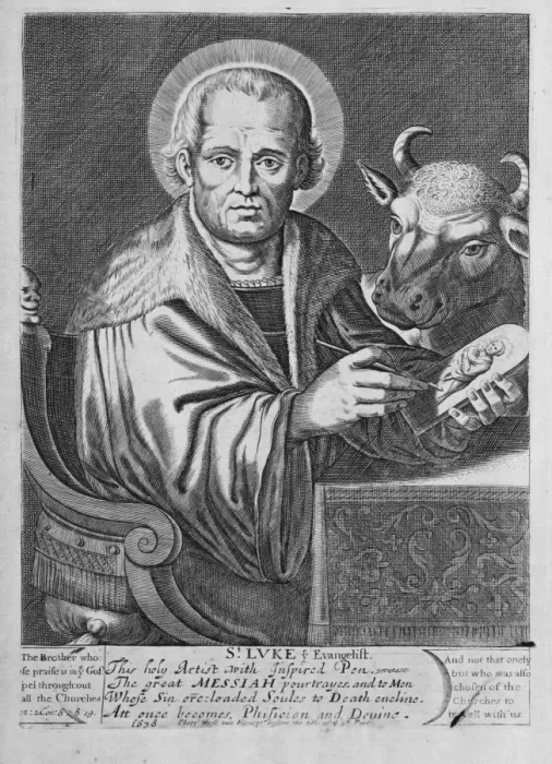 Framed Print : Saint Luke the Evangelist Framed Print : Saint Luke the Evangelist