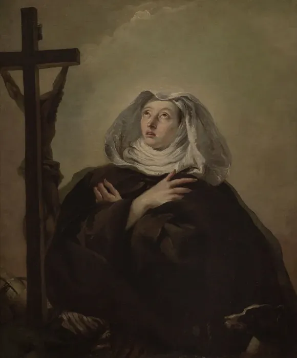 Framed Print : Saint Margaret of Cortona (1247-1297) Framed Print : Saint Margaret of Cortona (1247-1297)