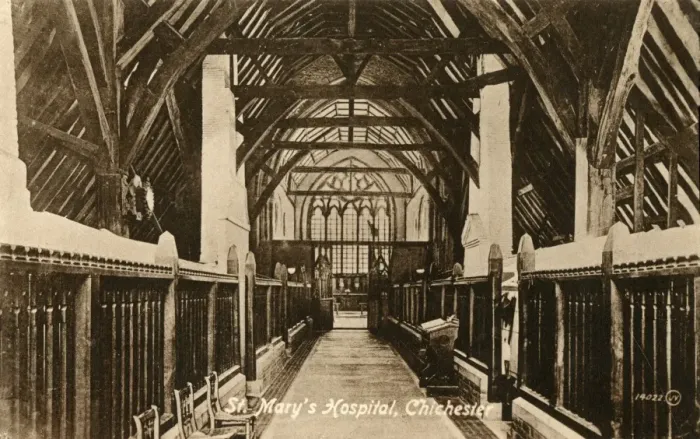 Framed Print : Saint Marys Hospital Chapel - Chichester Framed Print : Saint Marys Hospital Chapel - Chichester