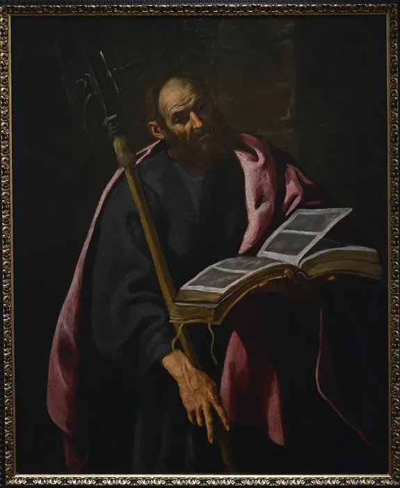 Framed Print : Saint Matthias, by Luis Tristan (1580-1624), circa 1620 Framed Print : Saint Matthias, by Luis Tristan (1580-1624), circa 1620