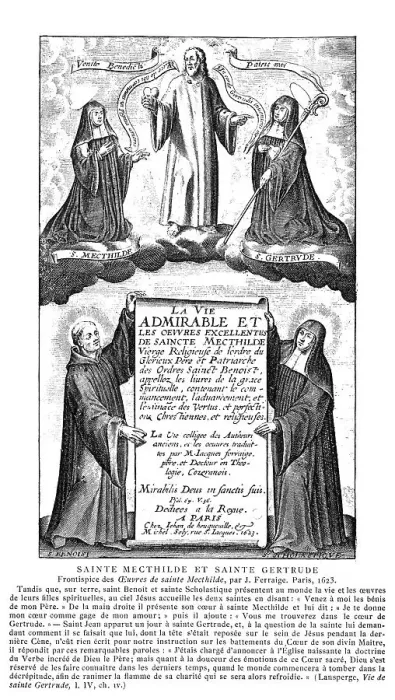 Framed Print : Saint Mechtildis Framed Print : Saint Mechtildis