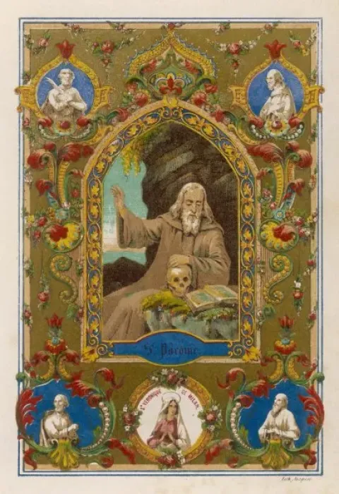Framed Print : Saint Pacomius Framed Print : Saint Pacomius