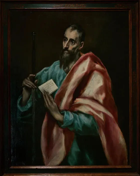 Framed Print : Saint Paul, by El Greco (1541-1614), circa 1608-1614 Framed Print : Saint Paul, by El Greco (1541-1614), circa 1608-1614