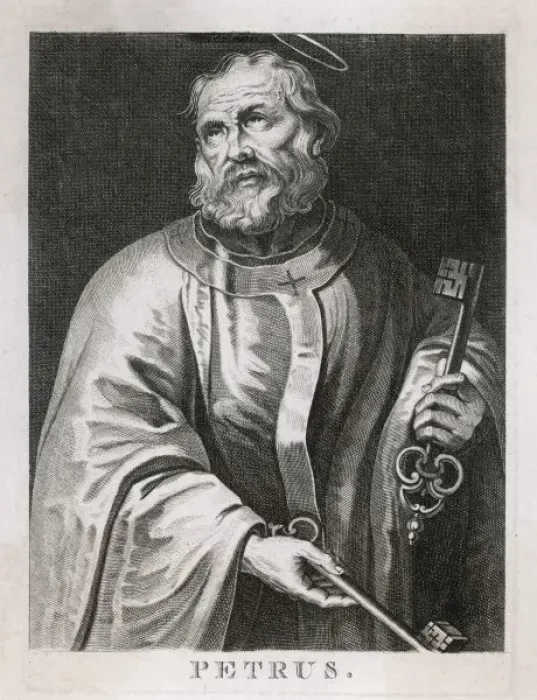 Framed Print : Saint Peter (Anon) Framed Print : Saint Peter (Anon)
