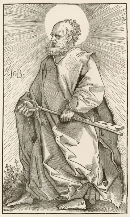 Framed Print : Saint Peter (Baldung) Framed Print : Saint Peter (Baldung)