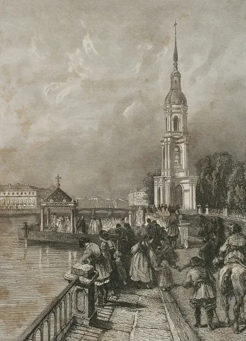 Framed Print : Saint Petersburg. Bell tower of St. Nicholas Naval Cathedral Framed Print : Saint Petersburg. Bell tower of St. Nicholas Naval Cathedral