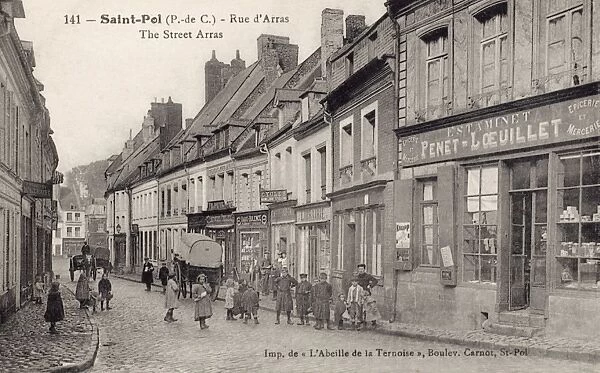 Saint-Pol, Pas-de-Calais, France - Rue d Arras
