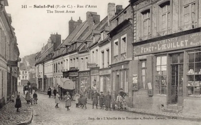 Framed Print : Saint-Pol, Pas-de-Calais, France - Rue d Arras Framed Print : Saint-Pol, Pas-de-Calais, France - Rue d Arras