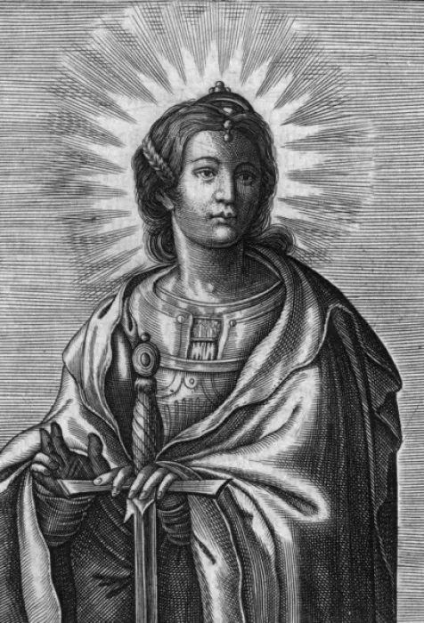Framed Print : Saint Reinildis Framed Print : Saint Reinildis