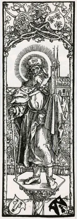 Framed Print : SAINT SEBALD (DURER) Framed Print : SAINT SEBALD (DURER)