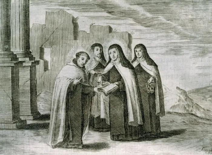 Framed Print : Saint Teresa of A?vila and Saint John of the Cross Framed Print : Saint Teresa of A?vila and Saint John of the Cross
