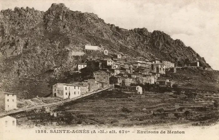 Framed Print : Sainte-Agnes near Menton, France - Alpes-Maritimes Framed Print : Sainte-Agnes near Menton, France - Alpes-Maritimes