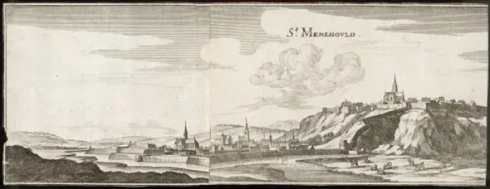 Framed Print : Sainte-Menehould C18Th Framed Print : Sainte-Menehould C18Th