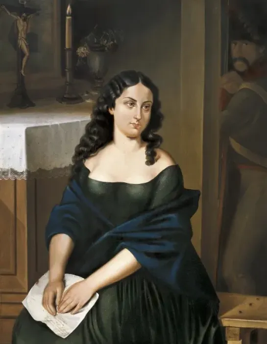 Framed Print : SALAVARRIETA, Policarpa (1795-1817). Colmbian Framed Print : SALAVARRIETA, Policarpa (1795-1817). Colmbian