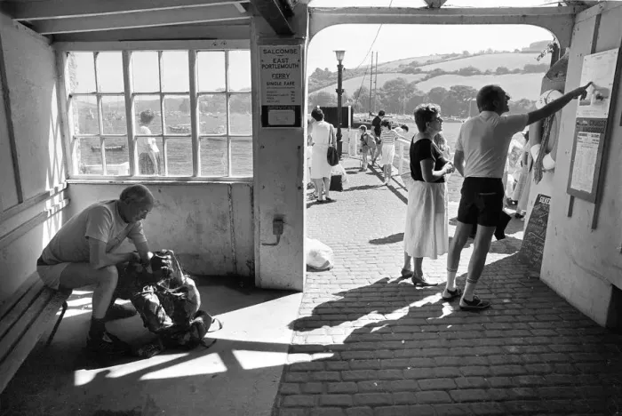 Framed Print : Salcombe to Portlemouth ferry pier Framed Print : Salcombe to Portlemouth ferry pier