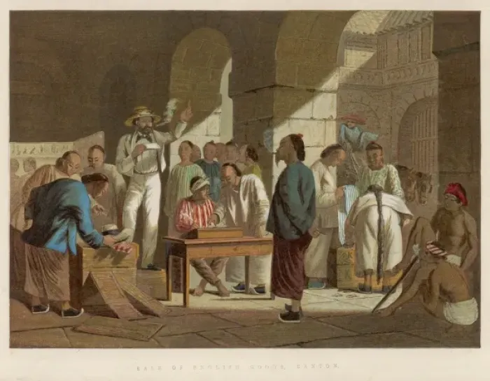 Framed Print : Sale / British Goods / China Framed Print : Sale / British Goods / China