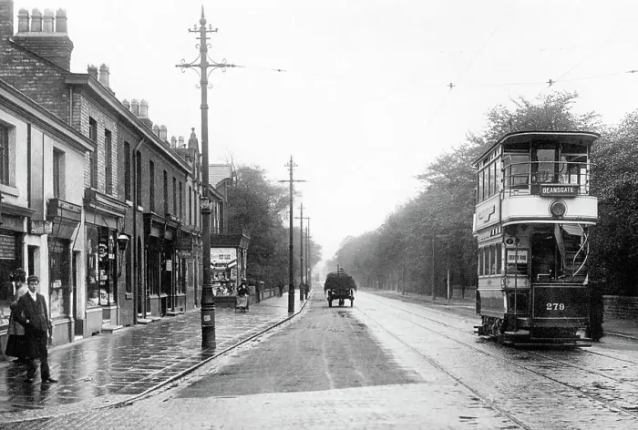 Framed Print : Sale Washway Road early 1900s Framed Print : Sale Washway Road early 1900s