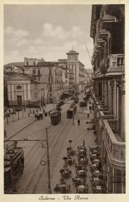 Framed Print : Salerno, Italy - Via Roma Framed Print : Salerno, Italy - Via Roma