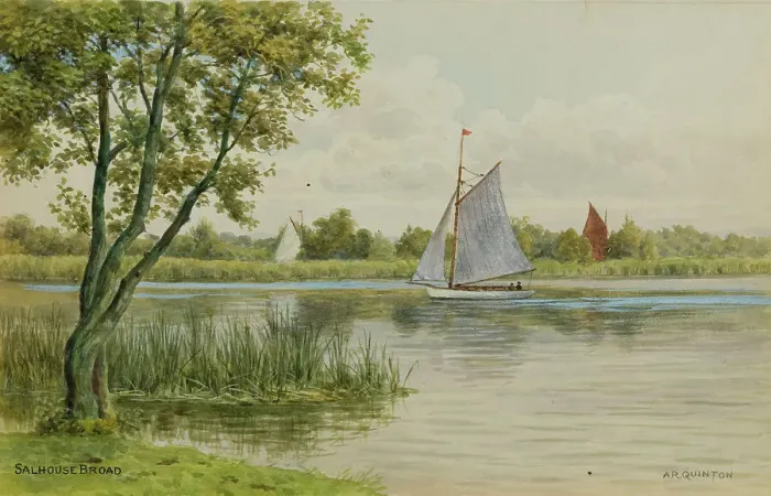 Framed Print : Salhouse Broad, Norfolk Broads