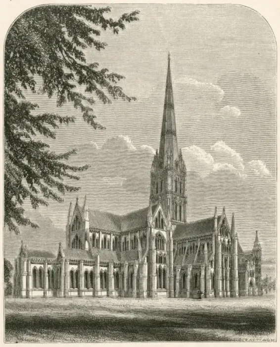 Framed Print : Salisbury Cathedral, Wiltshire Framed Print : Salisbury Cathedral, Wiltshire