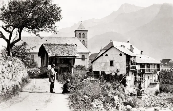 Framed Print : Sallanches in the Haute-Savoie department of France Framed Print : Sallanches in the Haute-Savoie department of France
