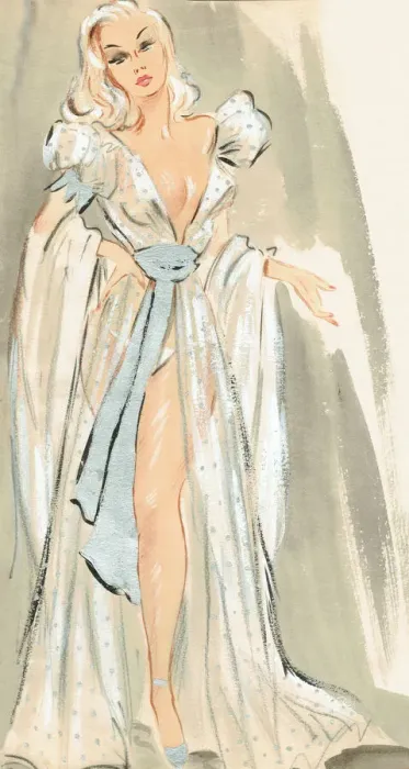 Framed Print : Sally - Murrays Cabaret Club costume design Framed Print : Sally - Murrays Cabaret Club costume design
