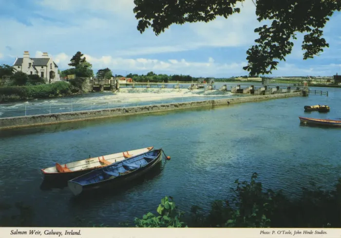 Framed Print : Salmon Weir, Galway, Republic of Ireland by P O Toole Framed Print : Salmon Weir, Galway, Republic of Ireland by P O Toole