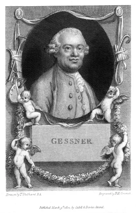 Framed Print : Salomon Gessner - 3 Framed Print : Salomon Gessner - 3