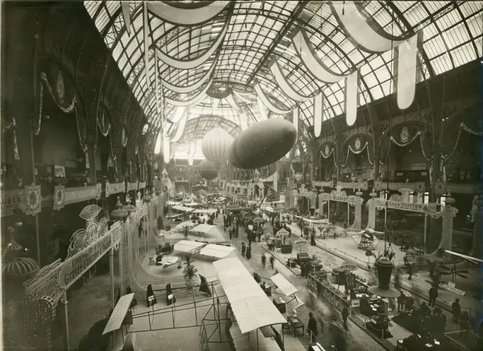 Framed Print : Salon Aeronautique at the Grand Palais, Paris Framed Print : Salon Aeronautique at the Grand Palais, Paris