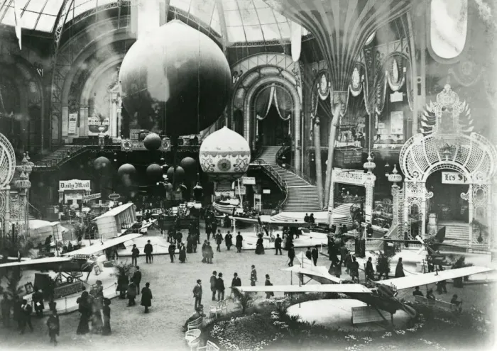 Framed Print : Salon Aeronautique at the Grand Palais, Paris Framed Print : Salon Aeronautique at the Grand Palais, Paris