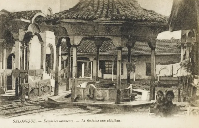 Framed Print : Salonica - Dervish Ablution Fountain outside Mosque Framed Print : Salonica - Dervish Ablution Fountain outside Mosque