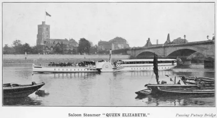 Framed Print : Saloon Steamer, Queen Elizabeth Framed Print : Saloon Steamer, Queen Elizabeth