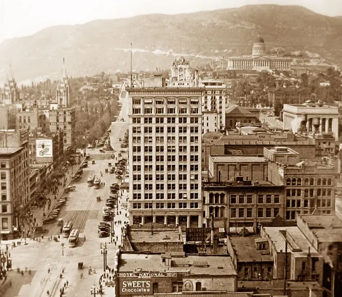 Framed Print : Salt Lake City early 1900s Framed Print : Salt Lake City early 1900s