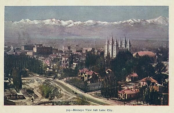 Salt Lake City, Utah, USA - Birdseye View