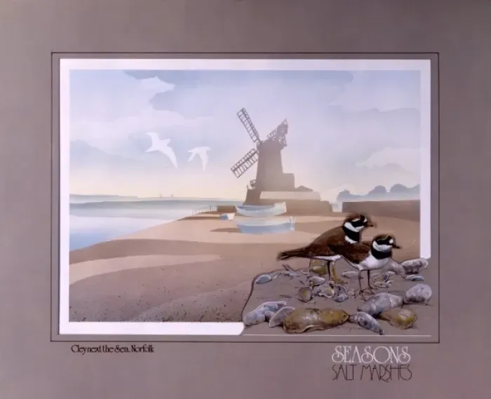 Framed Print : The Salt Marshes of Cley-next-the-Sea