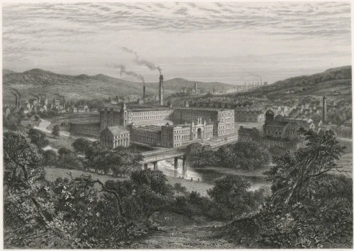 Framed Print : Saltaire, Yorkshire Framed Print : Saltaire, Yorkshire