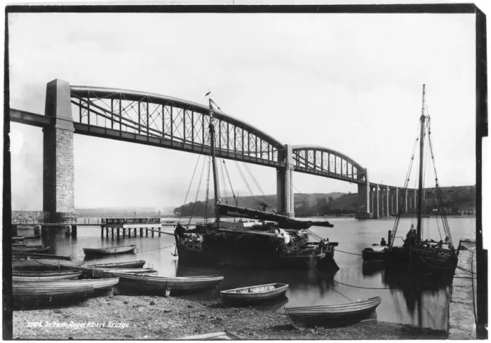 Framed Print : SALTASH - 1890 Framed Print : SALTASH - 1890